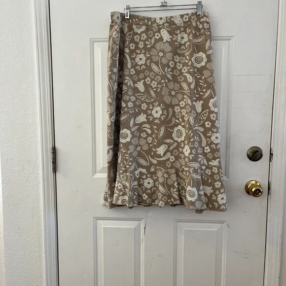 Fresh Produce Woman's Plus-Size Floral Light Weight Summer Casual Skirt Sz 1x - Picture 1 of 7